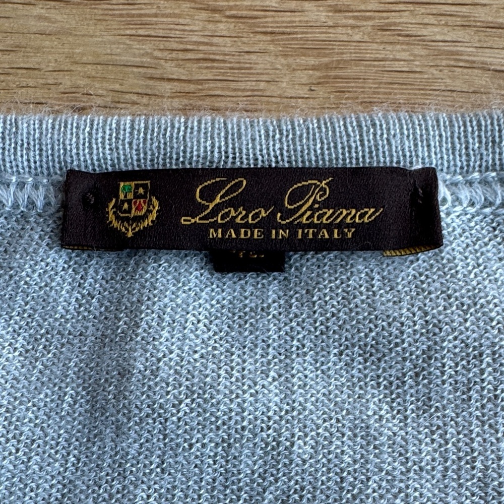 Loro Piana Pale Blue Cashmere Sweater